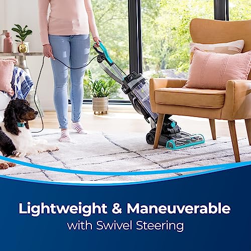 BISSELL CleanView Swivel Pet Reach Full-Size Vacuum Cleaner, with Quick Release Wand, & Swivel Steering, 3198A, Color May Vary