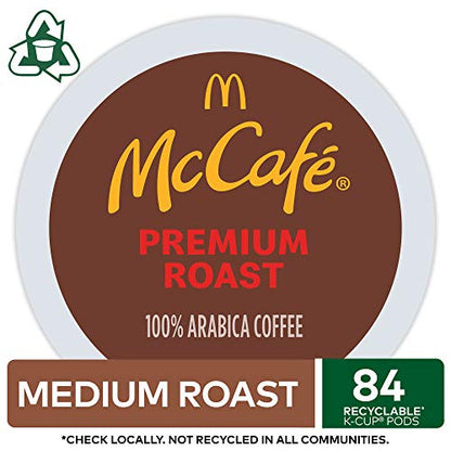 McCafe Premium Roast, Single-Serve Keurig K-Cup Pods, Medium Roast Coffee Pods Pods, 84 Count