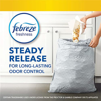 Glad Tall Kitchen Quick-Tie Trash Bags, OdorShield 13 Gallon White Trash Bag, Gain Moonlight Breeze with Febreze Freshness