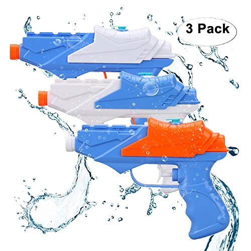 Sotodik 3PCS Water Guns Soaker Gun Large Capacity Summer Beach Toys Water Pistol for Kids Best Swimming Beach Games Halloween Party Favor