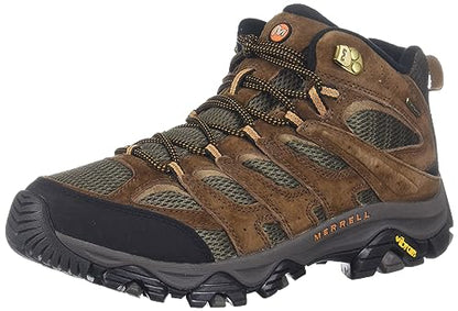 Merrell Men's Moab 3 Mid Waterproof Hiking Boot, Earth, 10.5