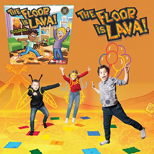 The Original The Floor is Lava! Game by Endless Games - Interactive Game For Kids And Adults - Promotes Physical Activity - Indoor And Outdoor Safe