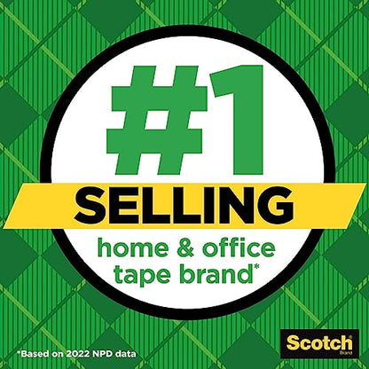 Scotch Magic Tape, Invisible, Home Office Supplies and Back to School Supplies for College and Classrooms, 6 Rolls with 6 Dispensers