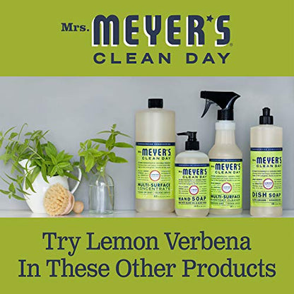 Mrs. Meyer's Hand Soap, Made with Essential Oils, Biodegradable Formula, Lemon Verbena, 12.5 fl. oz - Pack of 3