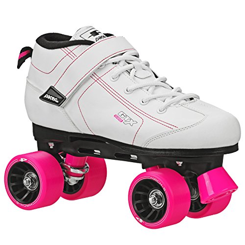 Pacer GTX-500 Roller Skates - Newly Revised Model (White, Kids 1)