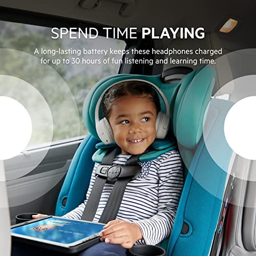 Belkin SoundForm Mini - Wireless Bluetooth Headphones for Kids with Built in Microphone - On-Ear Bluetooth Earphones for iPhone, iPad, Fire Tablet & More - White