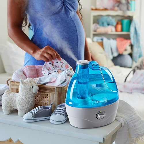 AquaOasis™ Cool Mist Humidifier (2.2L Water Tank) Quiet Ultrasonic Humidifiers for Bedroom & Large room - Adjustable -360 Rotation Nozzle, Auto-Shut Off, Humidifiers for Babies Nursery & Whole House