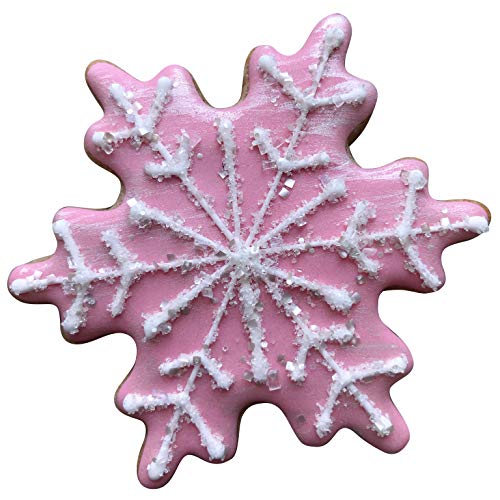 LILIAO Christmas Winter Snowflake Cookie Cutter - 3.3 x 3.7 inches - Stainless Steel