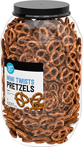 Amazon Brand - Happy Belly Mini Twist Pretzels, 40oz