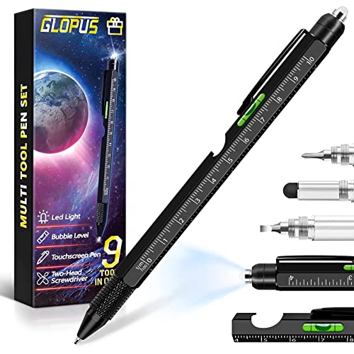Stocking Stuffers for Men Adults, Gifts for Men 9 in 1 Multitool Pen, Mens Christmas Gifts for Dad, Boyfriend, Grandpa, Husband, Cool Gadgets for Men, Birthday Gifts for Men Who Have Everything