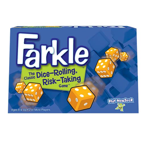 Farkle - Family Game Night Fun - Classic Dice-Rolling, Risk-Taking Game, For Adults and Kids Ages 8 and up