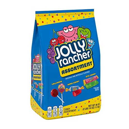 JOLLY RANCHER Assorted Fruit Flavored Hard Candy Variety Bag, 46 oz