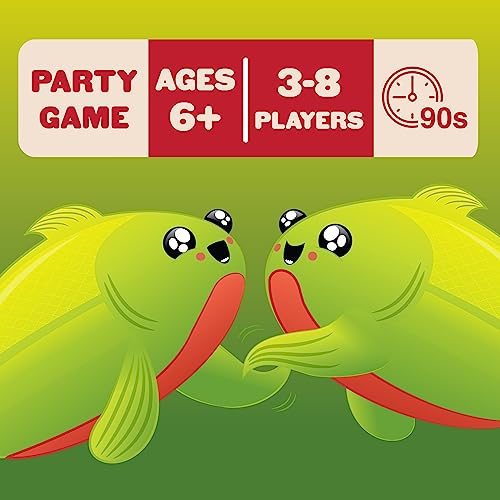 Exploding Kittens Happy Salmon Family-Friendly Party - Card Games for Adults, Teens & Kids