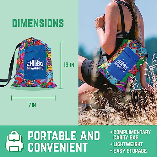 Chillbo Shwaggins Inflatable Couch – Cool Inflatable Lounger. Upgrade Your Camping Accessories. Easy Setup Inflatable Chair is Perfect for Beach Gear, Camping Fun and Festival Accessories.