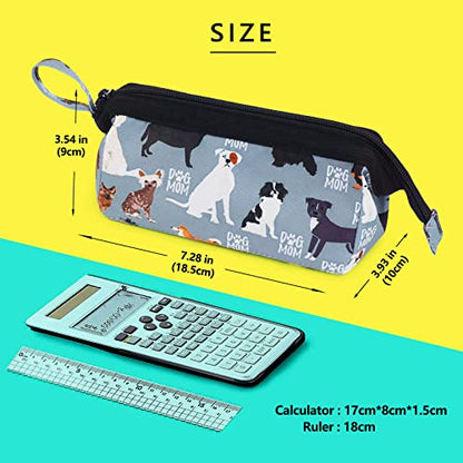 TYNGZEH Pencil Case Zipper Pouch,Makeup bag Travel Cosmetic Bag Small,Easy Grip Handle,Cosmetic Bag With Handle,With Smooth Zipper,Durable Lightweight,Applicable To Office And School