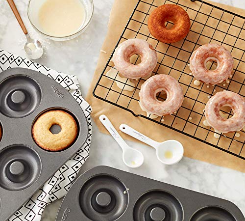 Wilton Non-Stick 6-Cavity Donut Baking Pans, 2-Count