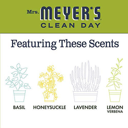 Mrs. Meyer's Liquid Dish Soap, Biodegradable Formula, Lemon Verbena, 16 fl. oz - Pack of 3