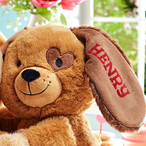 Let's Make Memories Personalized Hugging Plush Puppies - Couples Stuffed Animal