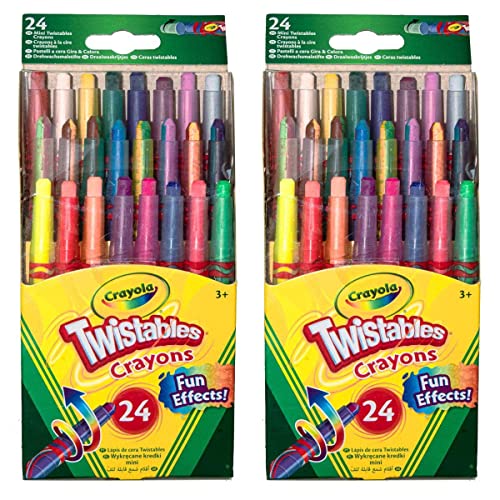 Crayola Crayons, 24 Count Bundle (Pack of 2)