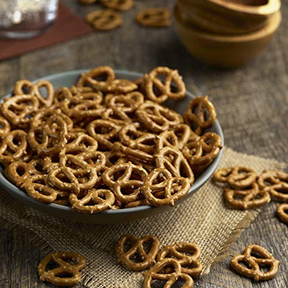 Amazon Brand - Happy Belly Mini Twist Pretzels, 40oz