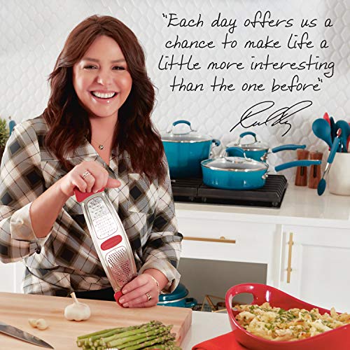 Rachael Ray Multi Stainless Steel Grater, Red Small