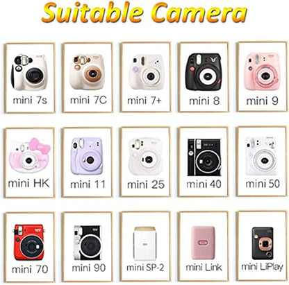 Fujifilm Instax Mini Instant Camera Film: 20 Shoots Total, (10 Sheets x 2) - Capture Memories Anytime, Anywhere - Boomph Kit