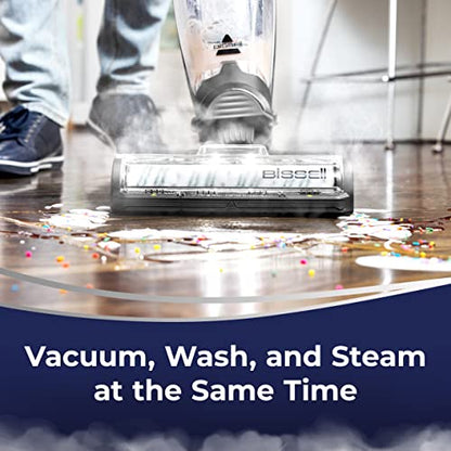 BISSELL® CrossWave® HydroSteam™  Wet Dry Vac, Multi-Purpose Vacuum, Wash, and Steam, Sanitize Formula Included, 35151