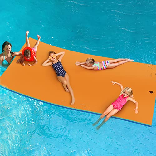 Zipfun Floating Mat - for Lake Water Lily Pad Mat, XPE Island Kid and Adults (8' x 4' 1.3")