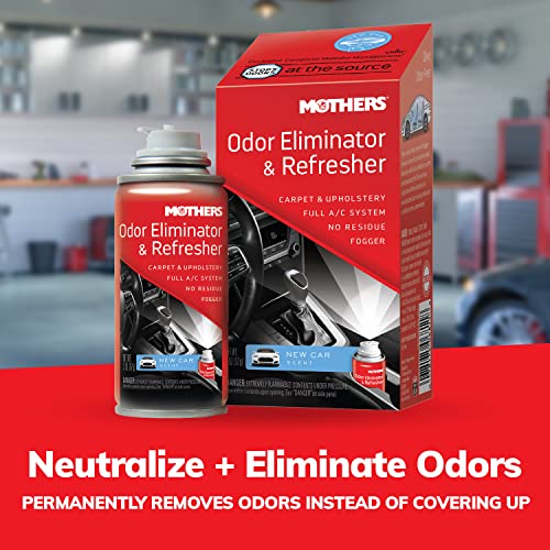 Mothers 06811 Odor Eliminator & Refresher, New Car Scent