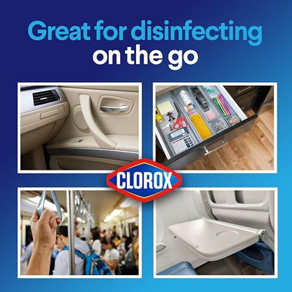 Clorox Disinfecting Wipes, Bleach Free Cleaning Wipes, Household Essentials, Fresh Scent, Moisture Seal Lid, 75 Wipes, Pack of 3 (New Packaging)