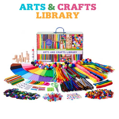 Kid Made Modern Arts and Crafts Supply Library - Coloring Arts and Crafts Kit