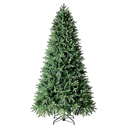 Evergreen Classics 7.5 ft Twinkly Pre-Lit Aspen Pine Quick Set Artificial Christmas Tree, App-Controlled Multi-Color RGB Lights