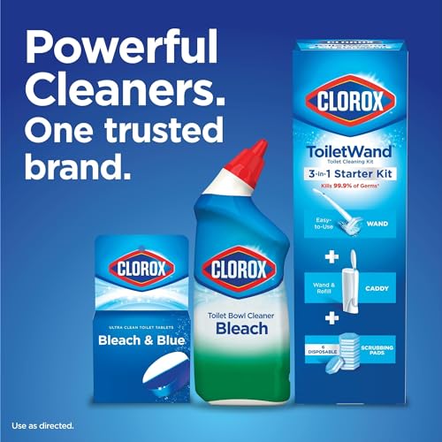 Clorox ToiletWand Disinfecting Refills, Disposable Wand Heads - 30 Count (Package May Vary)