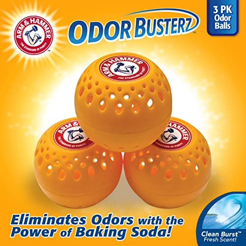 Arm & Hammer Deodorizer Odor Busterz, 3-Pack, Orange, 3 Count