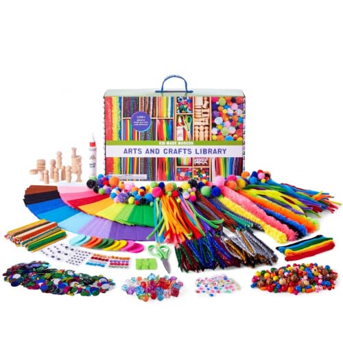 Kid Made Modern Arts and Crafts Supply Library - Coloring Arts and Crafts Kit