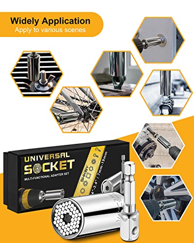 Universal Socket Tools Gifts for Men, Dad Gifts, Stocking Stuffers Mens Gifts Christmas Gifts for Men Him Dad Boyfriend Father Husband Mechanic Tools for Men Who Have Evreything Cool Stuff Gadgets