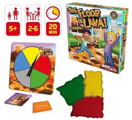 The Original The Floor is Lava! Game by Endless Games - Interactive Game For Kids And Adults - Promotes Physical Activity - Indoor And Outdoor Safe