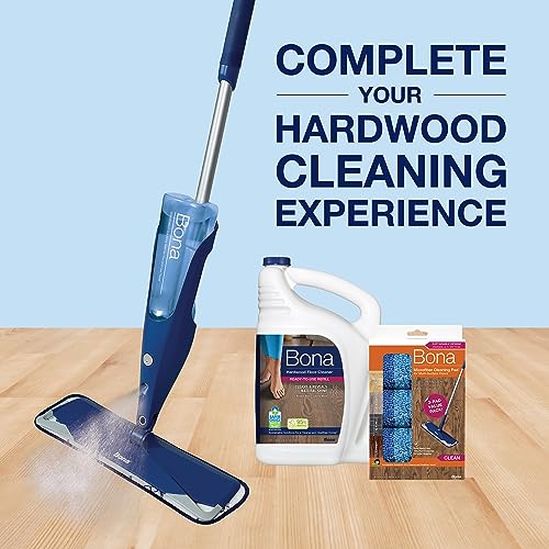 Bona Hardwood Floor Cleaner Refill - 128 fl oz - Residue-Free Floor Cleaning Solution for Bona Spray Mop and Spray Bottle Refill - For Wood Floors