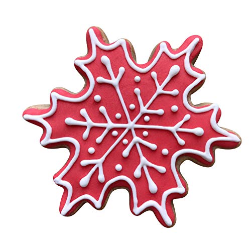 LILIAO Christmas Winter Snowflake Cookie Cutter - 3.3 x 3.7 inches - Stainless Steel