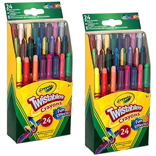 Crayola Crayons, 24 Count Bundle (Pack of 2)