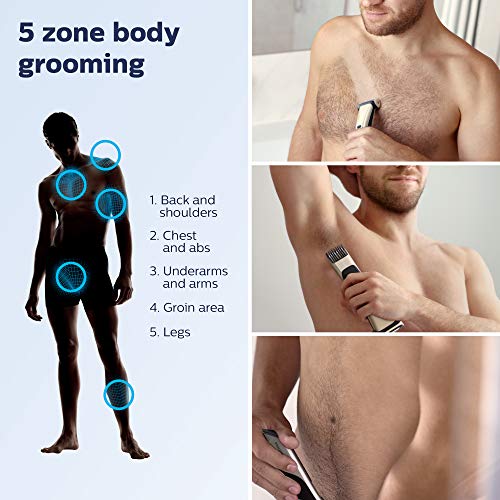 Philips Norelco Bodygroom Series 7000 Showerproof Body & Manscaping Trimmer & Shaver BG7030/49