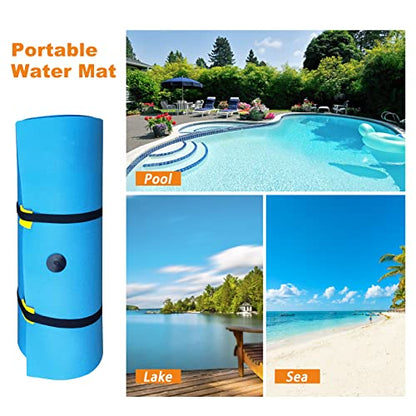Zipfun Floating Mat - for Lake Water Lily Pad Mat, XPE Island Kid and Adults (8' x 4' 1.3")