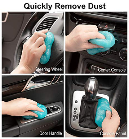 TICARVE Cleaning Gel for Car Detail Tools Car Cleaning Automotive Dust Air Vent Interior Detail Putty Universal Dust Cleaner for Auto Laptop Car Slime Cleaner