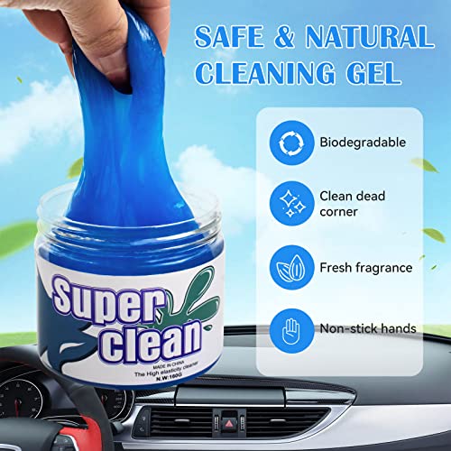 JMNGSHU Cleaning Gel for Car Universal Gel Cleaner for Automotive Interior for Cars Dust Cleaner Slime Keyboard Cleaner Gel