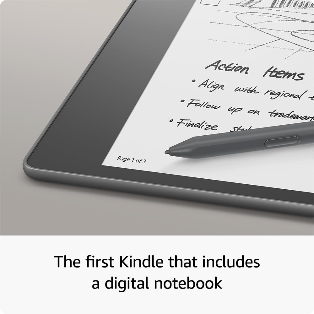 Amazon Kindle Scribe (16 GB) the first Kindle and digital notebook, all in one, with a 10.2” 300 ppi Paperwhite display, includes Basic Pen – Oprah’s Favorite Things 2023