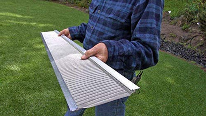 Raptor Gutter Guard Stainless Steel Micro Mesh - Contractor-Grade DIY Gutter Cover – 48 Ft Kit (5.5 in x 4 Foot)