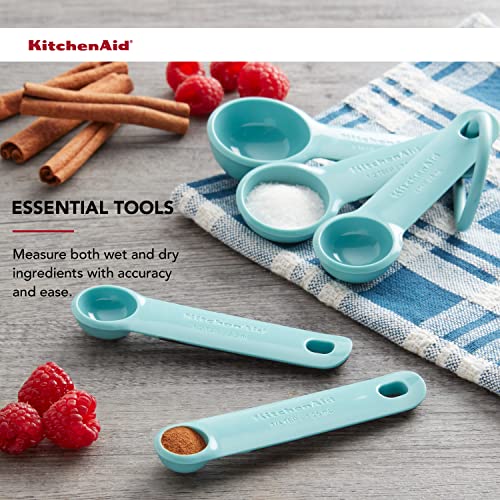 KitchenAid Measuring Spoons, Set Of 5, Aqua Sky