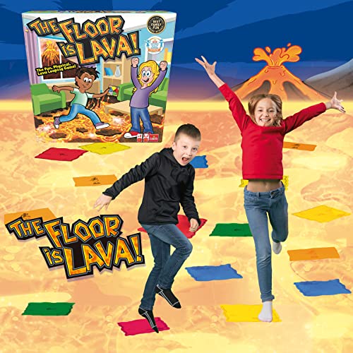 The Original The Floor is Lava! Game by Endless Games - Interactive Game For Kids And Adults - Promotes Physical Activity - Indoor And Outdoor Safe