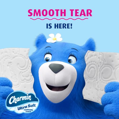 Charmin Ultra Soft Cushiony Touch Toilet Paper, 18 Family Mega Rolls = 90 Regular Rolls (Packaging May Vary)