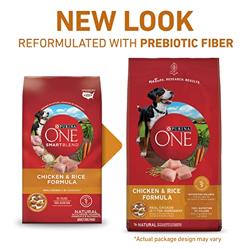 Purina ONE Chicken and Rice Formula Dry Dog Food - 31.1 lb. Bag